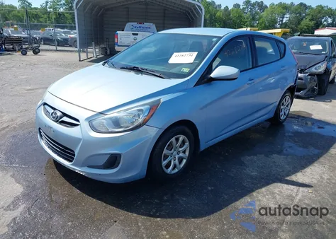 2013 Hyundai Accent Gs from USA, damaged, VIN KMHCT5AE5DU125906